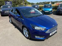 Used Ford Focus Titanium 125 HP (91 kW) 2018 Blue Hatchback