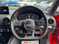Used Audi A3 Sportback S-Line 2017 Red Hatchback