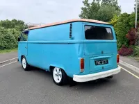 Used VW T2 50 HP (36 kW) 1978 Blue/orange Van