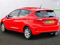Used Ford Fiesta Zetec 101 HP (74 kW) 2018 Red Hatchback