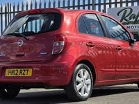 Begagnad Nissan Micra Acenta 2012 Röd Halvkombi