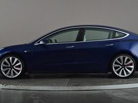 Used Tesla Model 3 Performance 335 kW (456 HP) 2019 Blue Sedan