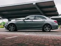 Used Mercedes C220 AMG Line Premium 170 HP (125 kW) 2014 Silver Sedan