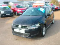 Used VW Polo SE 85 HP (62 kW) 2010 Black Hatchback