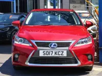 Used Lexus CT200h Executive Line 136 HP (100 kW) 2017 Red Hatchback