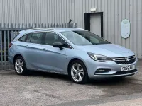 Used Vauxhall Astra SRi 125 HP (91 kW) 2016 Silver Estate
