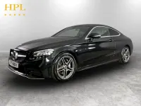 Used Mercedes C200 AMG line 2021 Black Coupe