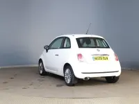 Used Fiat 500 Pop 69 HP (50 kW) 2009 White Cabriolet