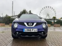 Begagnad Nissan Juke N-Connecta 2016 Blå SUV