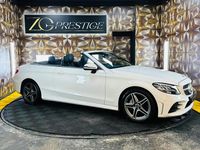 Used Mercedes C200 AMG line 2019 White Cabriolet