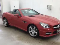 Used Mercedes SLK250 AMG 204 HP (150 kW) 2012 Red Cabriolet