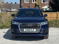 Used Audi Q5 S-Line 190 HP (139 kW) 2018 Blue SUV