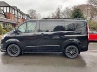 Used Ford Transit Custom Limited 130 HP (95 kW) 2018 Black Van