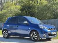 Używany Nissan Micra N-TEC 80 KM (58 kW) 2017 Niebieski Hatchback