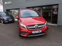 Used Mercedes V300 AMG line 2023 Red MPV