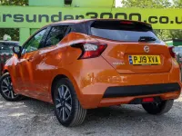 Used Nissan Micra N-Connecta 2019 Orange Hatchback