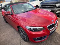 Used BMW 220 Sport Line 2018 Red Cabriolet