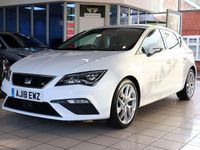 Used Seat Leon FR 125 HP (91 kW) 2018 White Hatchback