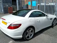 Used Mercedes SLK250 AMG 204 HP (150 kW) 2014 White Cabriolet