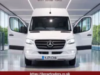 Used Mercedes Sprinter Progressive 141 HP (103 kW) 2021 White Van