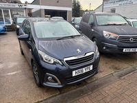 Used Peugeot 108 Allure 82 HP (60 kW) 2016 Blue Hatchback