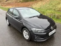 Used VW Polo SE 95 HP (69 kW) 2018 Black Hatchback