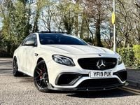 Used Mercedes E63S AMG 2019 White Sedan