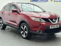 Used Nissan Qashqai N-Connecta 115 HP (84 kW) 2016 Red SUV