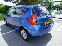 Used Nissan Note Acenta 98 HP (72 kW) 2015 Blue Hatchback