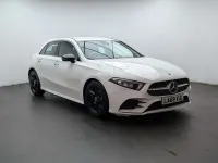 Used Mercedes A180 AMG Line Premium 136 HP (100 kW) 2019 White Hatchback