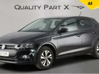 Begagnad VW Polo Match 95 HK (69 kW) 2021 Svart Halvkombi