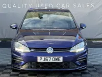 Used VW Golf VII R-line 150 HP (110 kW) 2017 Blue Hatchback