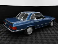 Usado Mercedes SL500 1987 Azul Cabrios