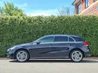 Used Mercedes A250 AMG line 218 HP (160 kW) 2021 Black Hatchback