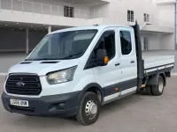 Used Ford Transit 130 HP (95 kW) 2016 White Cabriolet