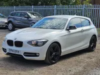 Used BMW 116 Sport Line 2014 White Hatchback