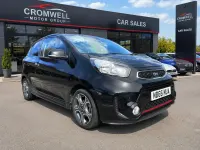 Used Kia Picanto 85 HP (62 kW) 2016 Black Hatchback