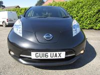 Used Nissan Leaf Tekna 80 kW (109 HP) 2016 Black Hatchback