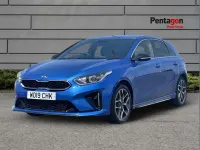 Used Kia Ceed GT-Line 117 HP (86 kW) 2019 Blue Hatchback