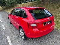 Used Skoda Rapid SE 90 HP (66 kW) 2014 Red Hatchback