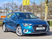 Used Audi A3 Sport 150 HP (110 kW) 2021 Blue Sedan