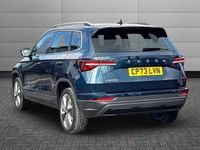 Used Skoda Karoq SE L 110 HP (80 kW) 2023 Lava blue metallic SUV