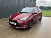 Used Toyota Yaris Design 2017 Red Hatchback