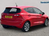 Used Ford Fiesta Trend 75 HP (55 kW) 2021 Red Hatchback