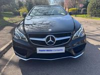 Used Mercedes E220 AMG line 177 HP (130 kW) 2015 Black Cabriolet