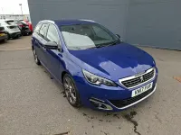 Used Peugeot 308 GT-line 150 HP (110 kW) 2017 Blue Estate
