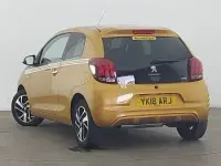 Used Peugeot 108 Collection 68 HP (50 kW) 2018 Yellow Hatchback