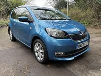 Used Skoda Citigo SE L 75 HP (55 kW) 2017 Blue Hatchback