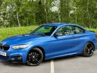 Begagnad BMW 218 M Sport 2014 Blå Sportkupé