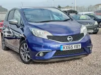 Used Nissan Note N-TEC 2015 Blue Hatchback